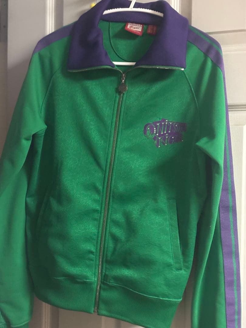 値下オニツカタイガー　トラックジャケット　ジャージ　グリーン