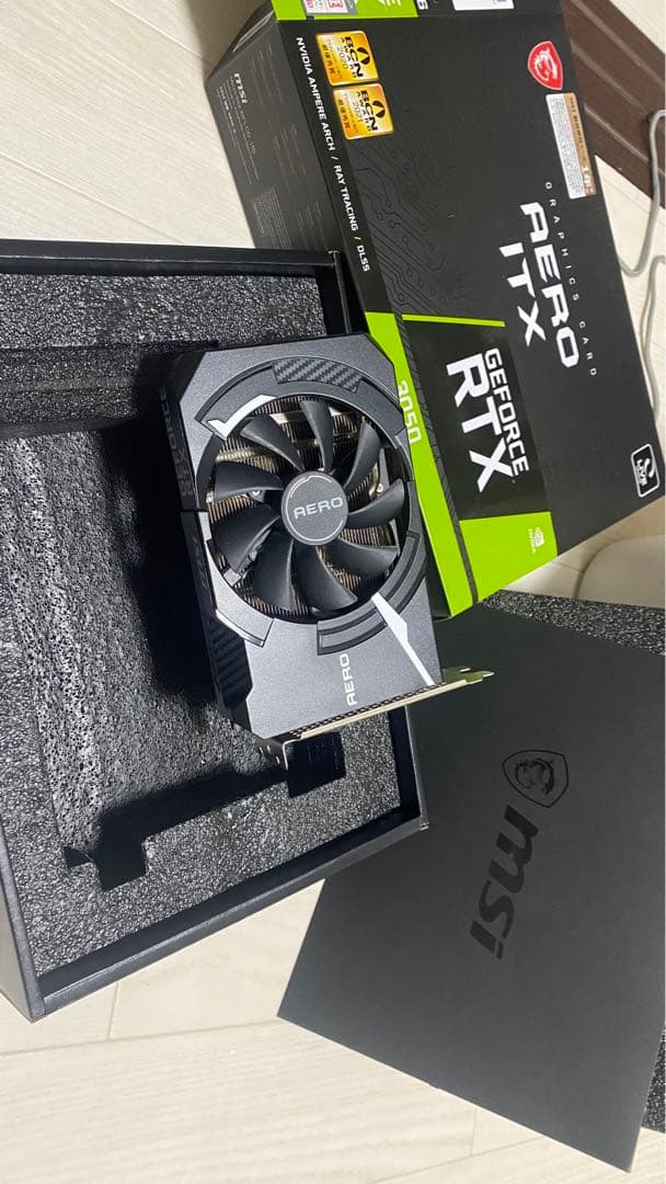 グラフィックボード・グラボ・ビデオカード MSI GeForce RTX3050 AERO ITX 8G
