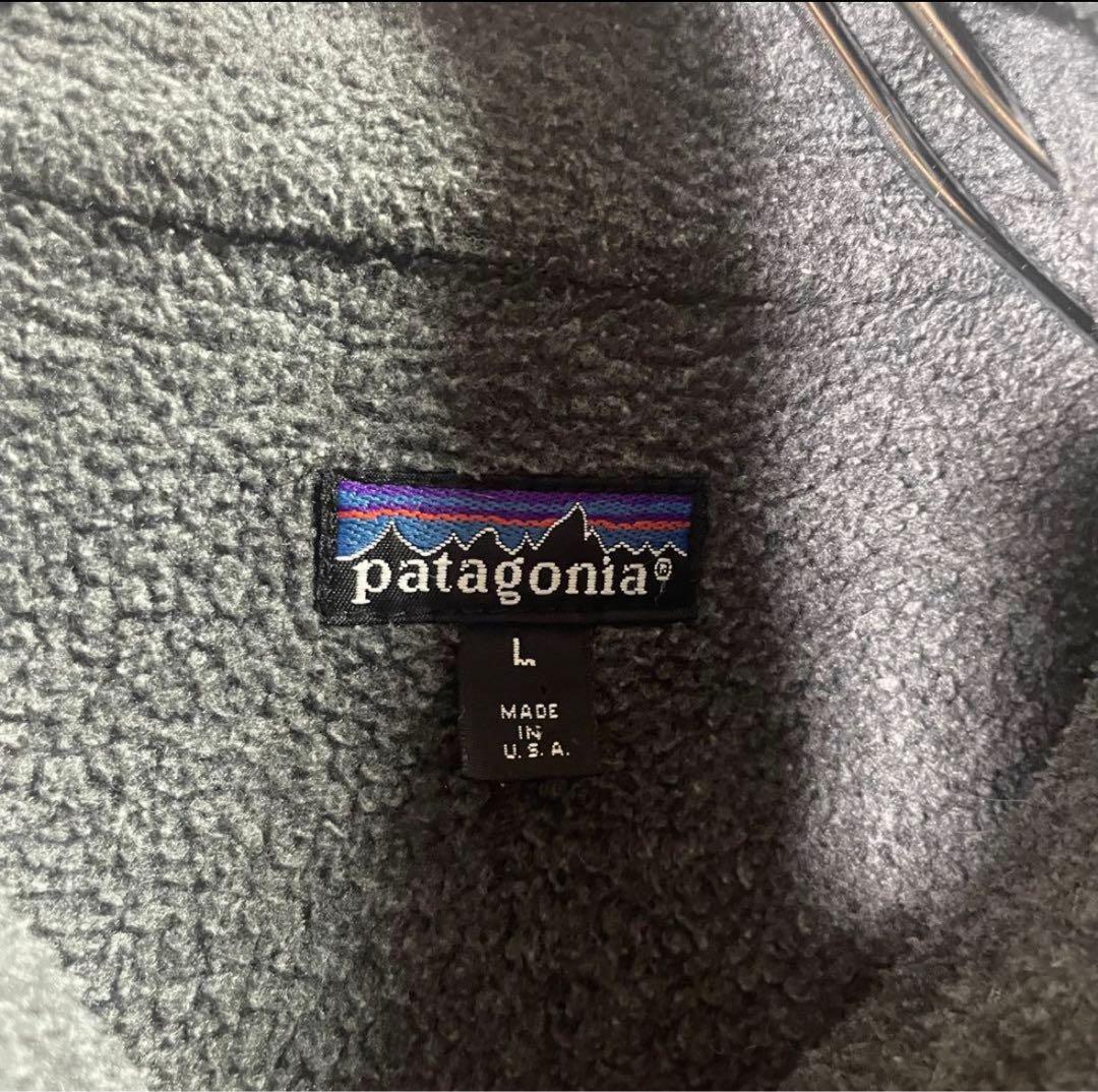 90s patagonia シェルドシンチラ　ジャケット　フリース　L USA製