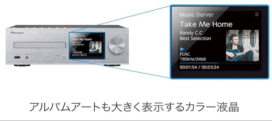パイオニアXC-HM86 ハイレゾBluetooth機能装備 CDレシーバー