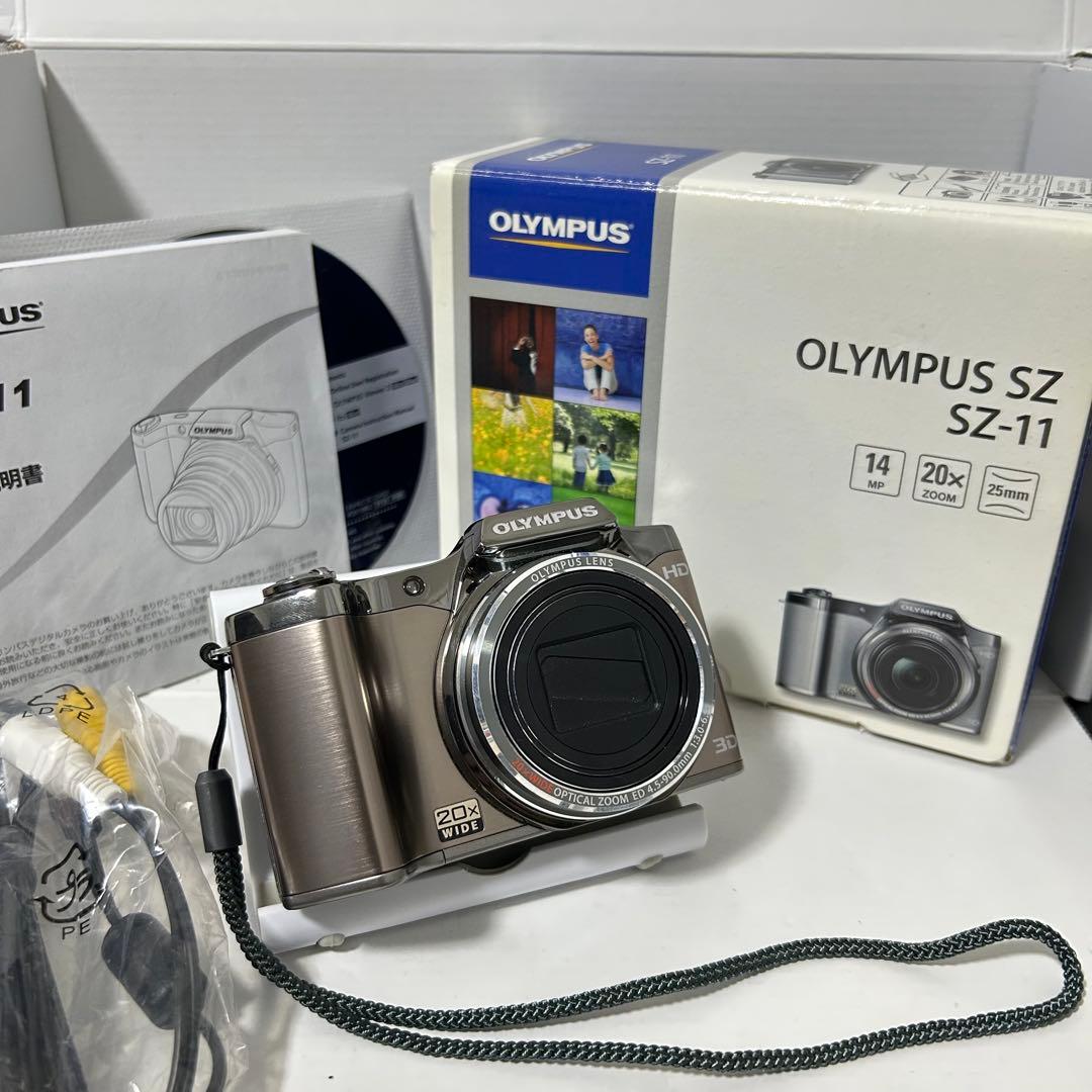 【美品】OLYMPUS SZ-11 コンデジ 動作品 箱付き