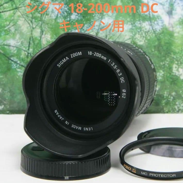 ❤近くから遠くまでこれ１本☆シグマ 18-200mm DC キャノン用❤
