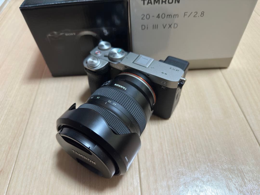 【セット販売】SONY α7CII本体 TAMRON 20-40mm f/2.8