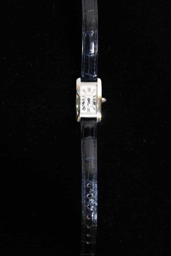 【美品】カルティエ ミニタンクアメリカン WSTA0032 SS