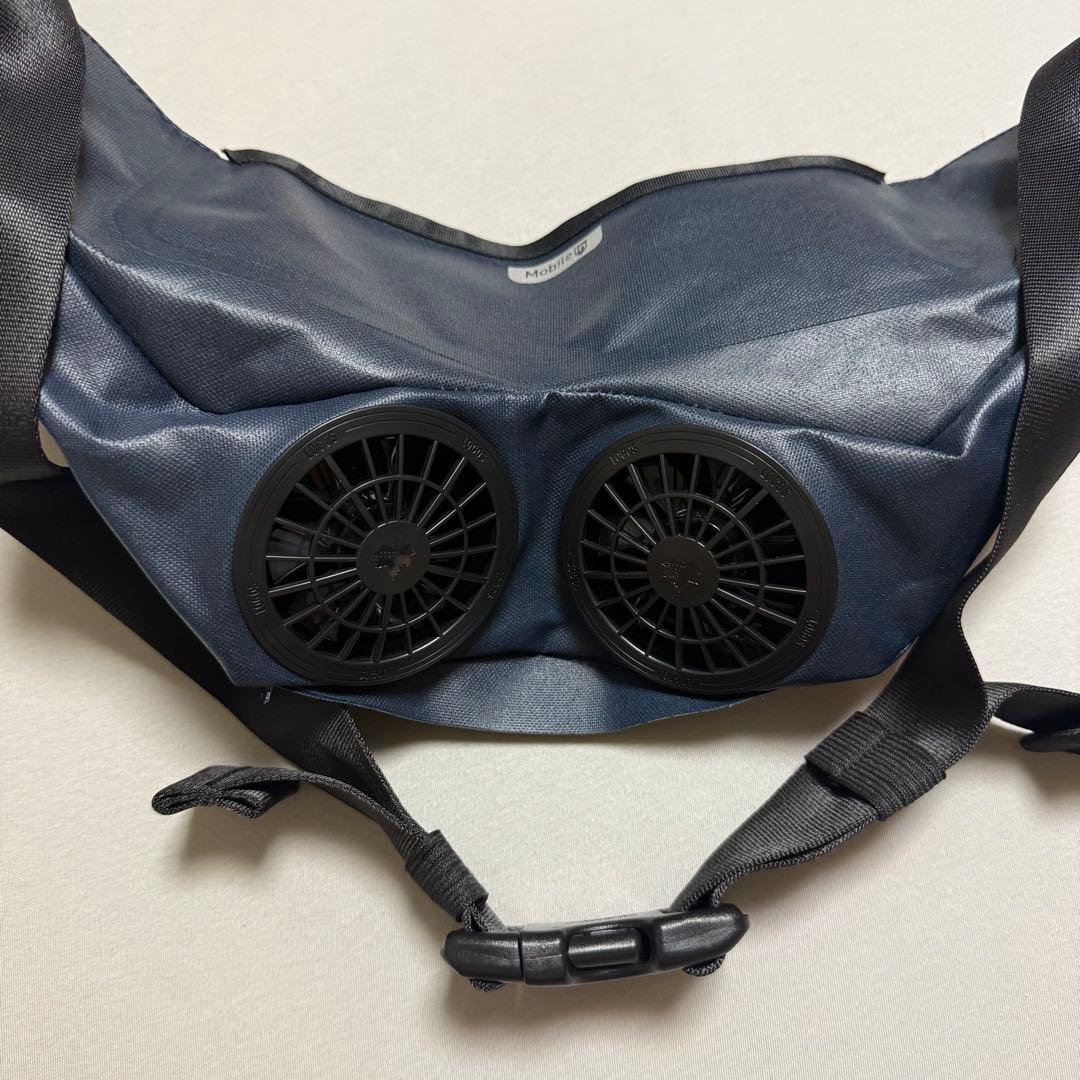 LOGOS 野電 ボディエアコン Vツインクール 腰ベルト型ファン 扇風機