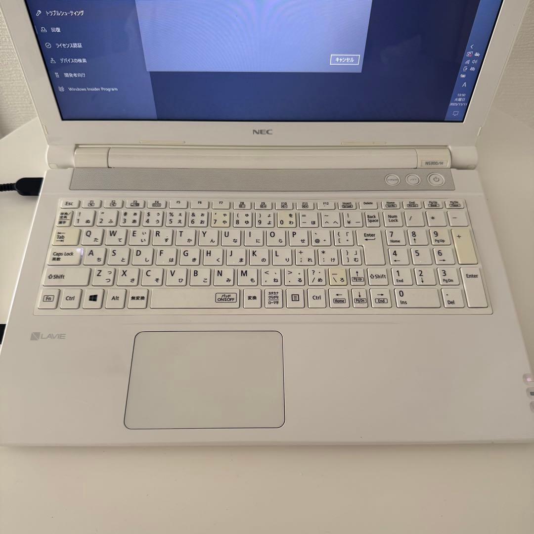 NEC LAVIE NS300/H i3 4GB 1TB 15.6型 初期化済