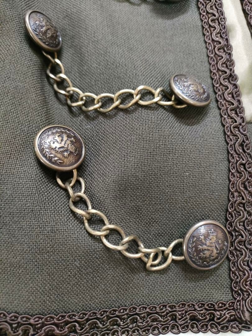 EXCENTRIQUE　エクサントリーク　オリーブ色 クロップドジャケット