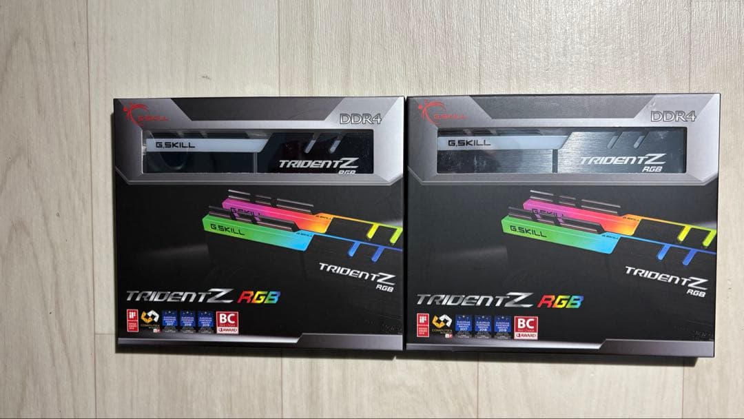 G.SKILL Trident Z RGB DDR4-3600 16GB 4枚