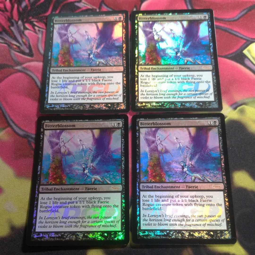 MTG　苦花　FOIL　4枚セット