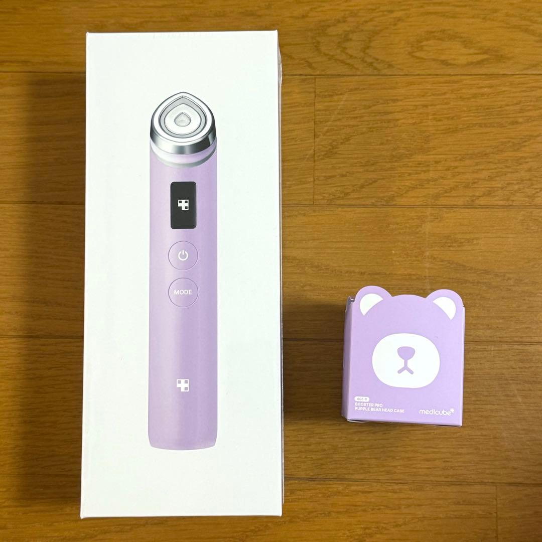 メディキューブ 美顔器 AGE-R ブースタープロ くま　キャップ付き