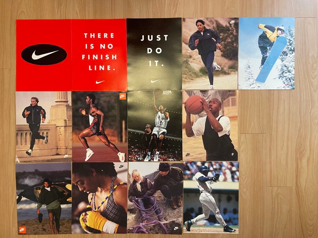 Nike 非売品 販促用 13枚 カタログ ポスター ビジュアル