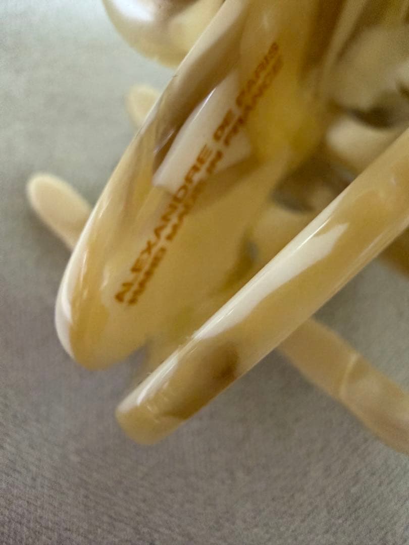 新品アレクサンドル　ドゥ　パリ　パールヘアクリップ