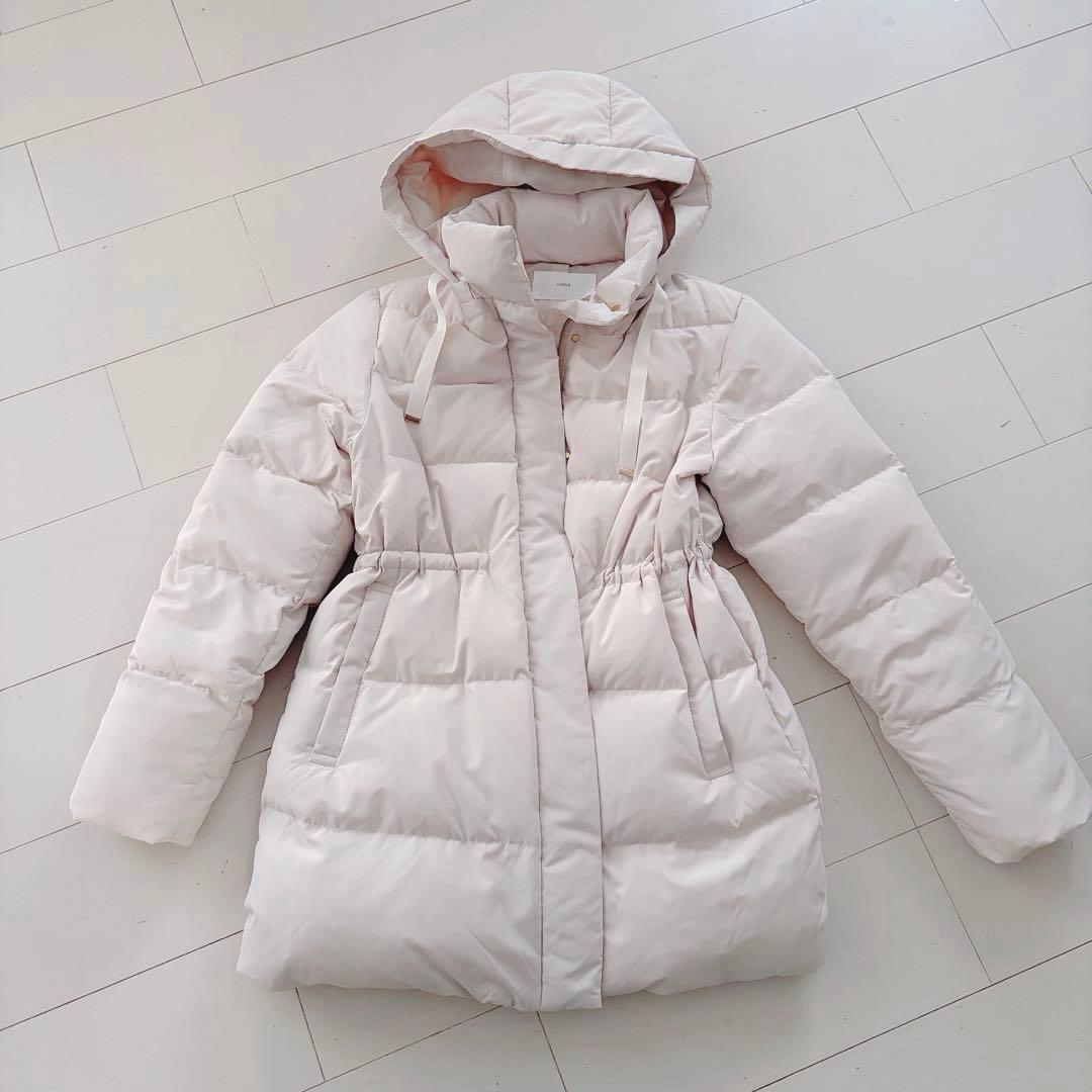 index インデックス　KAWADAダウンドロストミドルコートL アイボリー