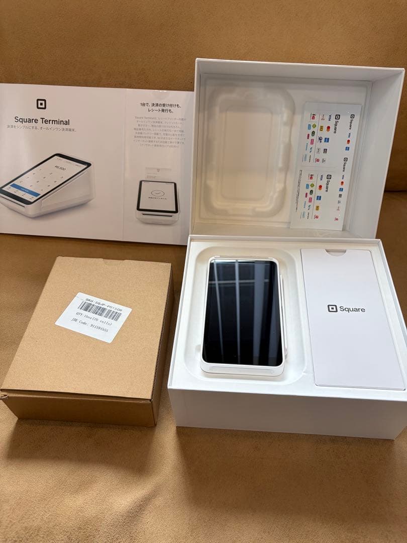 新品未使用 Square ターミナル決済端末+ レシートロール20巻セット