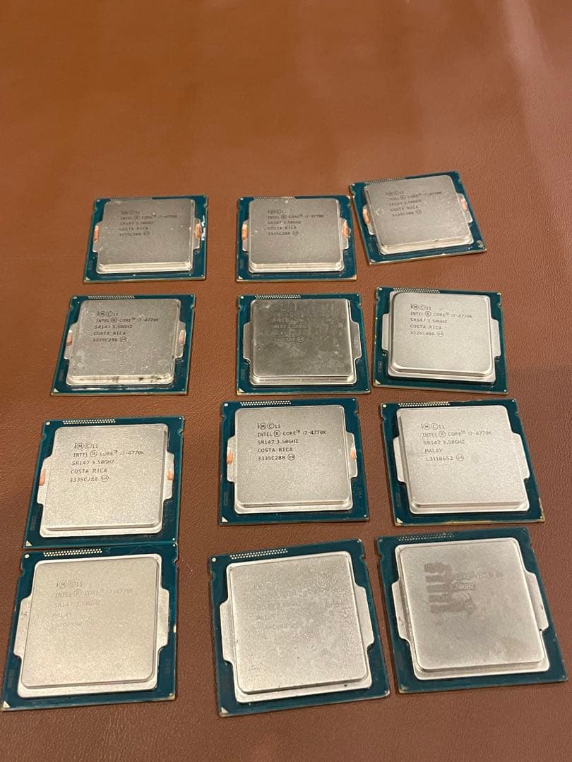 Intel Core i7-4770k CPU 12個セット　動作未確認