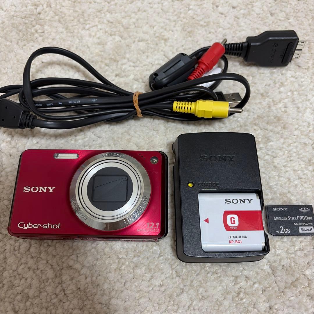 デジカメ SONY Cyber-shot DSC-W270 メモリーカード付き