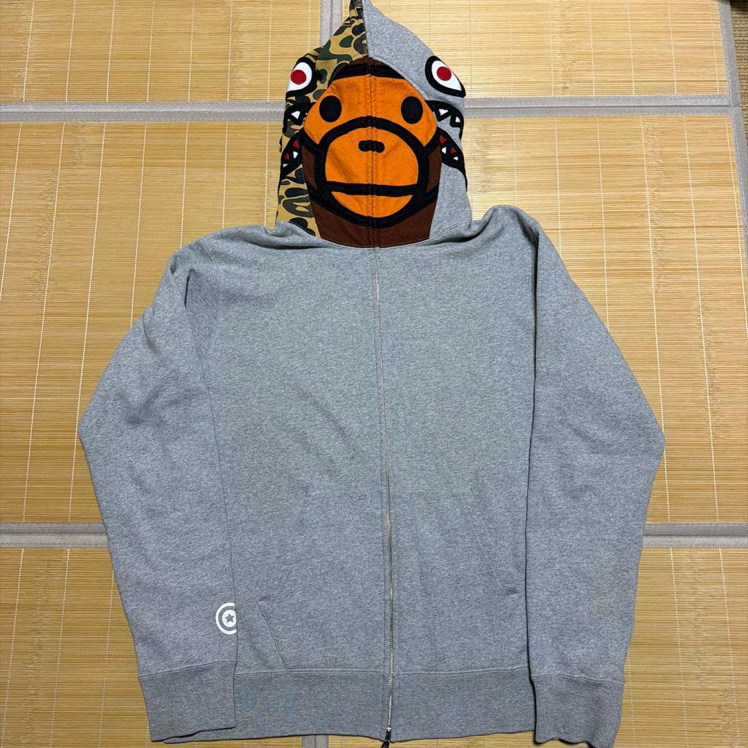 APE BAPE BABY MILO SHARK HOODIE パーカー