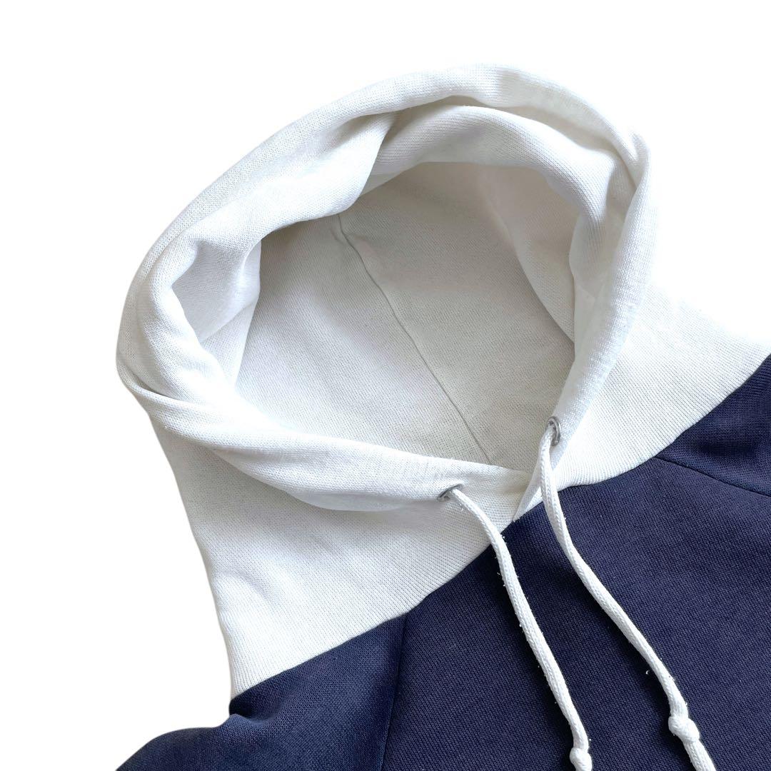 美品 雰囲気抜群 70s ヴィンテージ NIKE 茄子紺 ツートン パーカー L