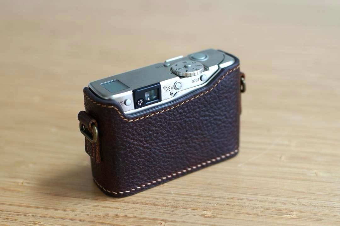 MINOLTA　TC-1　レザーケース/箱付き（説明文ご確認ください）