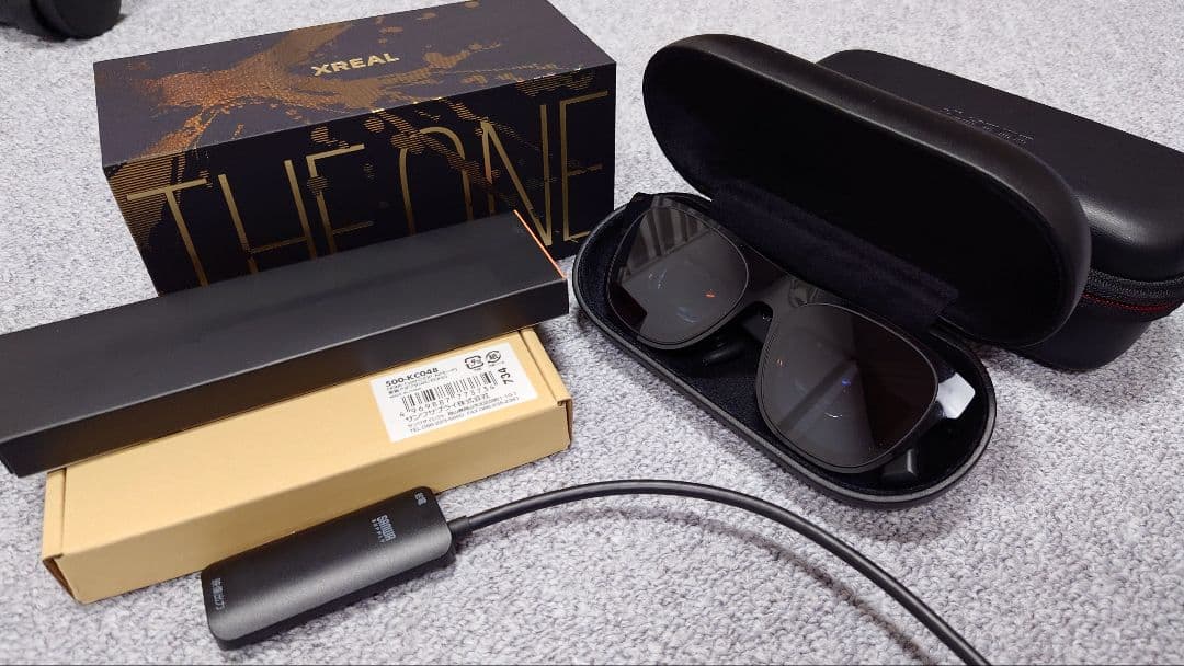 XREAL ONE PRO（IPD57-66mm Mサイズ 付属品完備+おまけ）