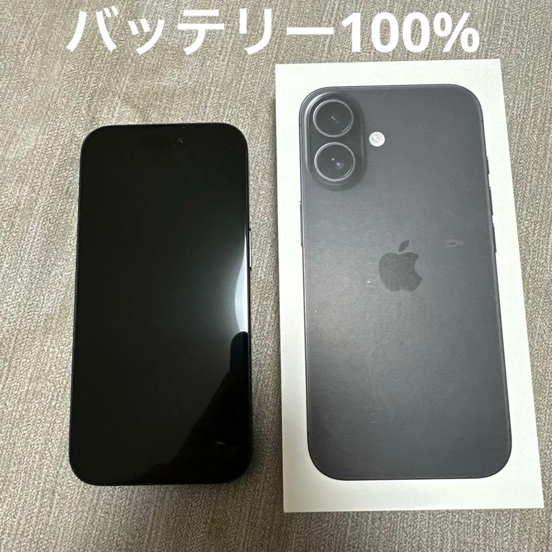 や*す様 Apple iPhone 16 ブラック　超美品