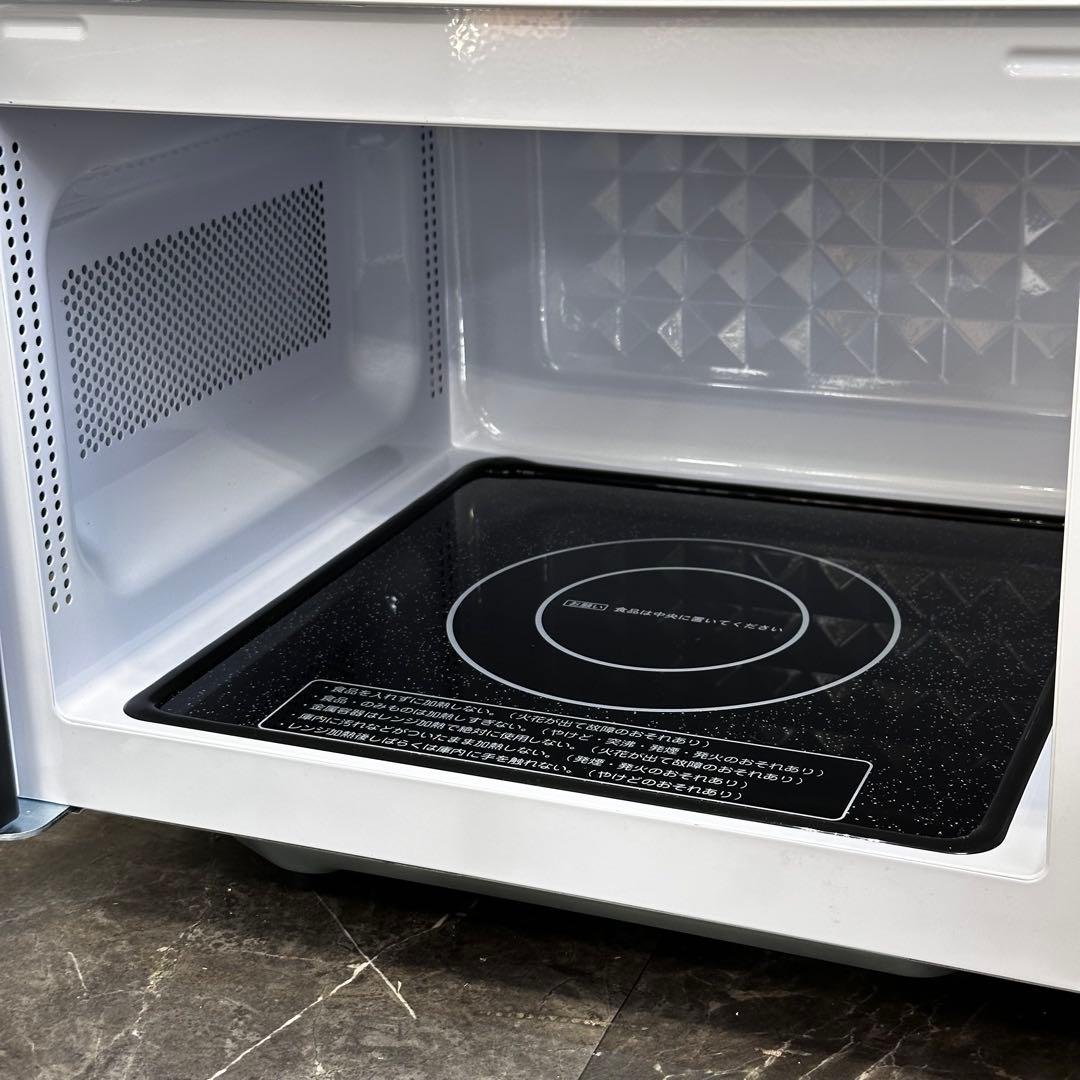 ♪送料込！2024年製アイリスオーヤマ フラット電子レンジ IMB-F186-W