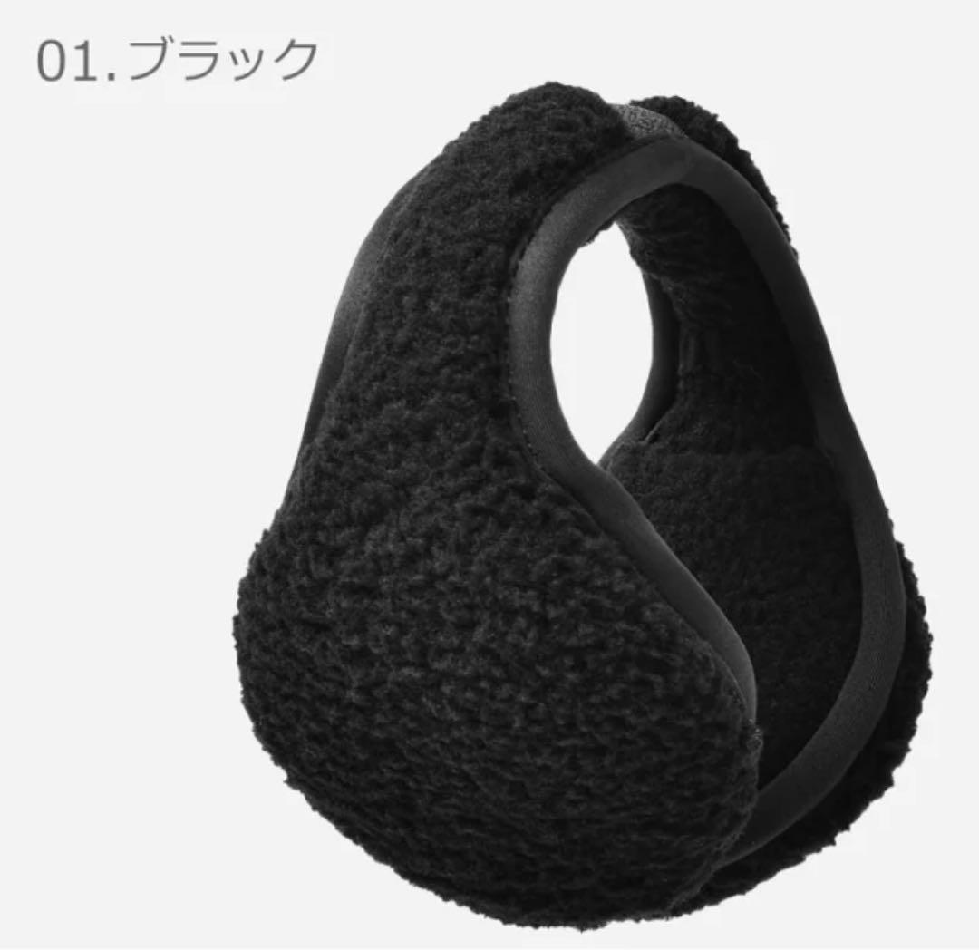 正規品 UGG アグ イヤーマフラー 耳あて イヤーマフ 黒