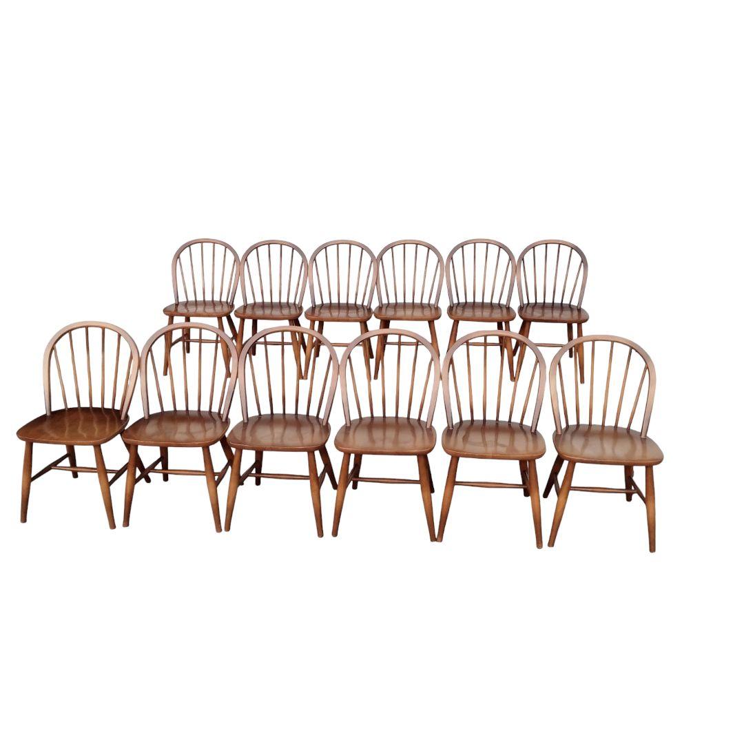 YIN灯日々専用【美品】飛騨産業　ウィンザーチェア　フープバック　12脚セット④