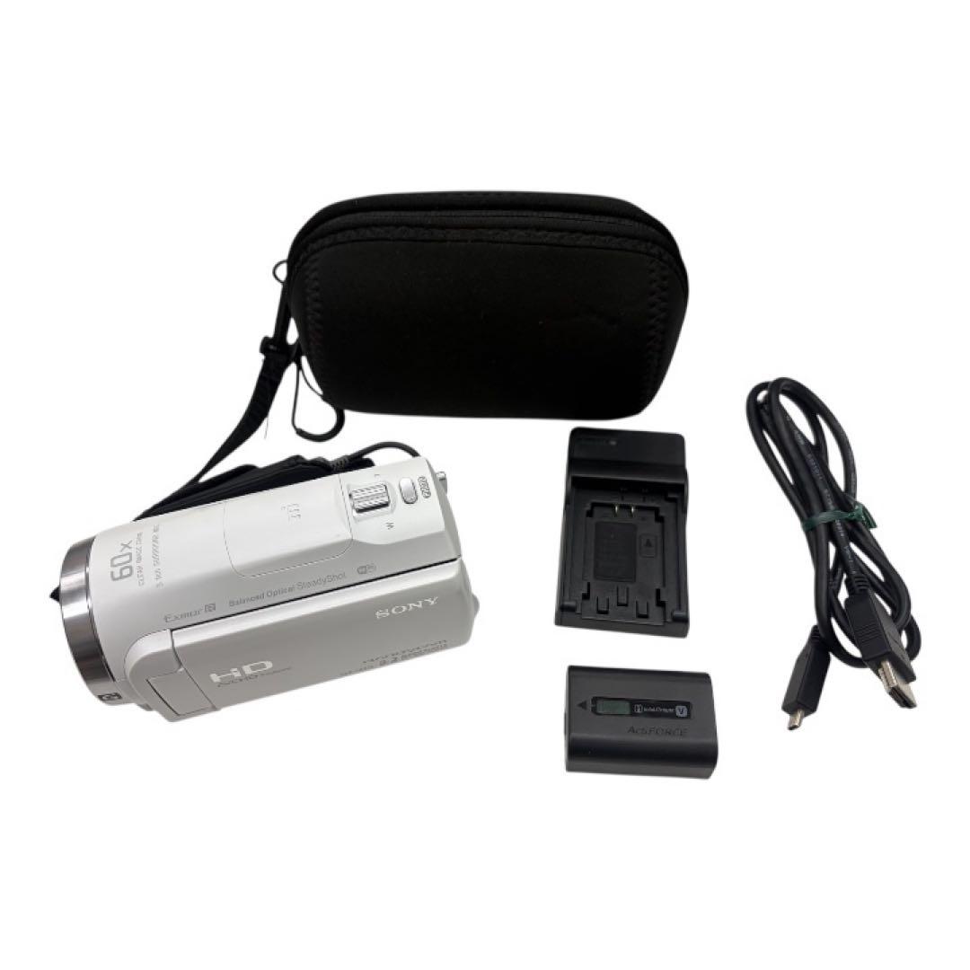 SONY HDR-CX675 ビデオカメラ ホワイト