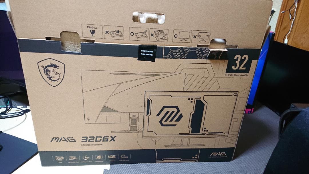 N*0様 MSI MAG 32C6X [31.5インチモニター]