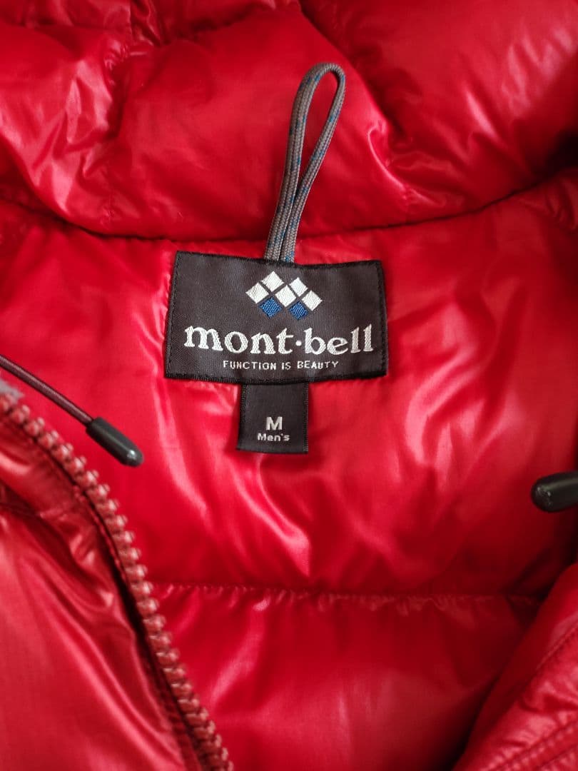 mont-bell ダウンジャケット M 赤