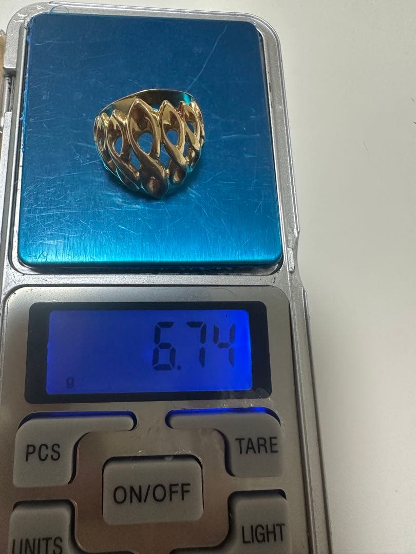 K18 デザインリング 6.74g