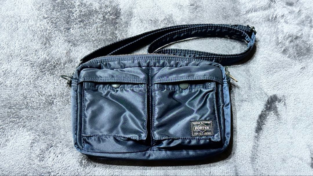 ポーター タンカー ショルダーバッグS アイアンブルー 吉田カバン