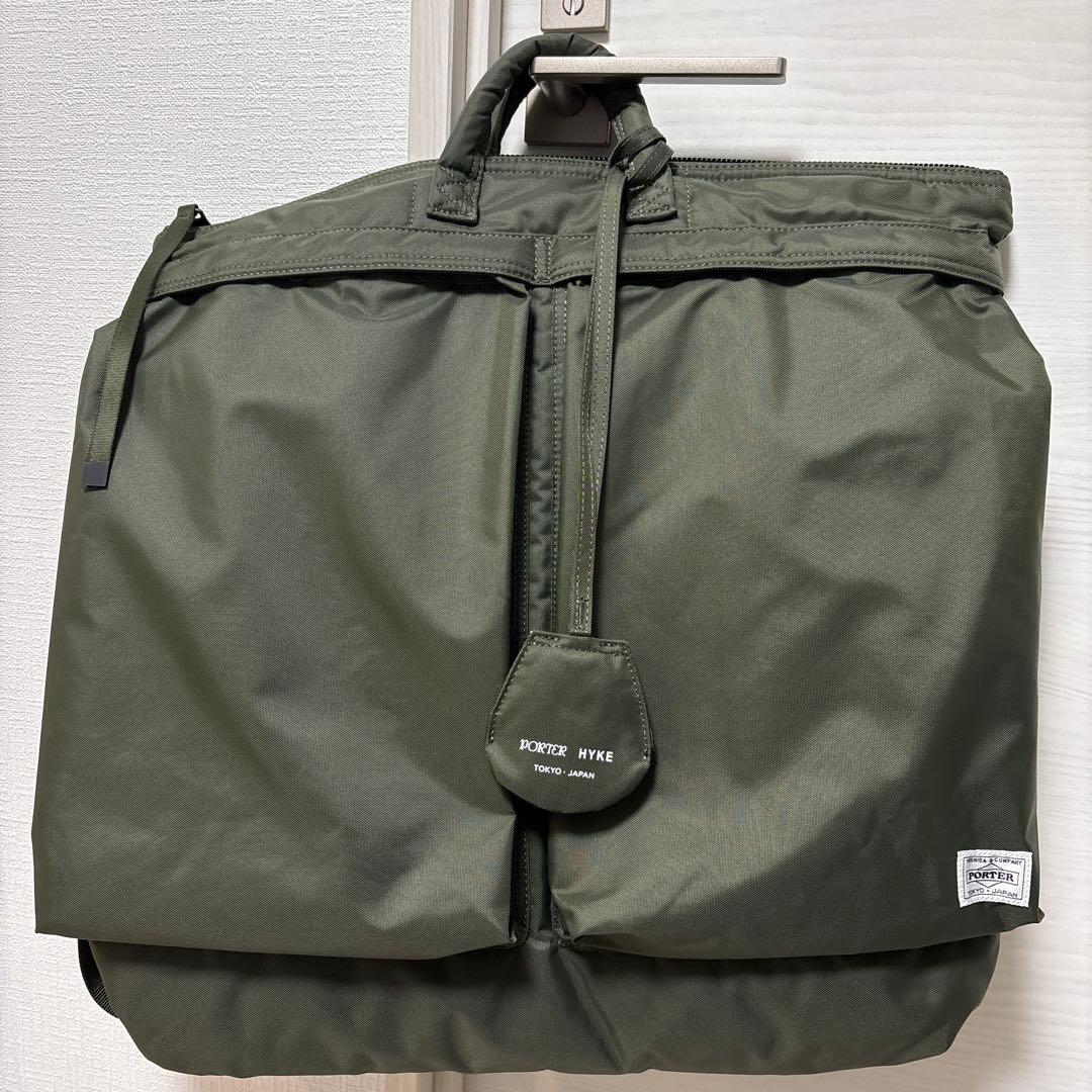 最安値/HYKE × PORTER/HELMET BAG/オリーブ/極美品