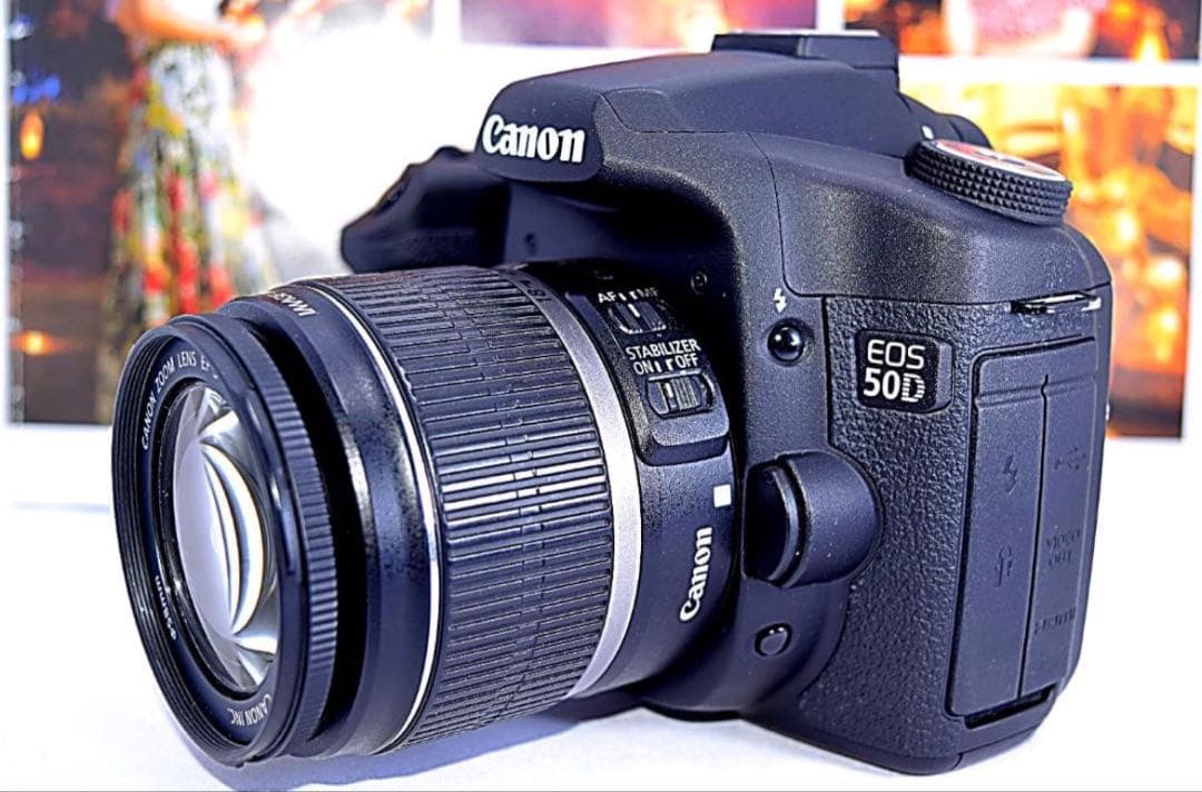 ☆スマホに送れる一眼レフ☆超本格入門☆ キャノン EOS 50Dセット♫