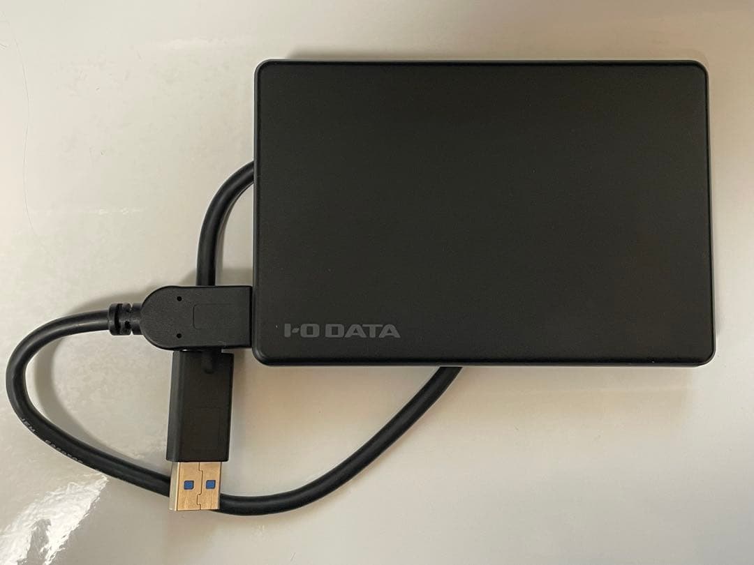 【I-O DATA】 USBポータブルHDD（1TB 黒）