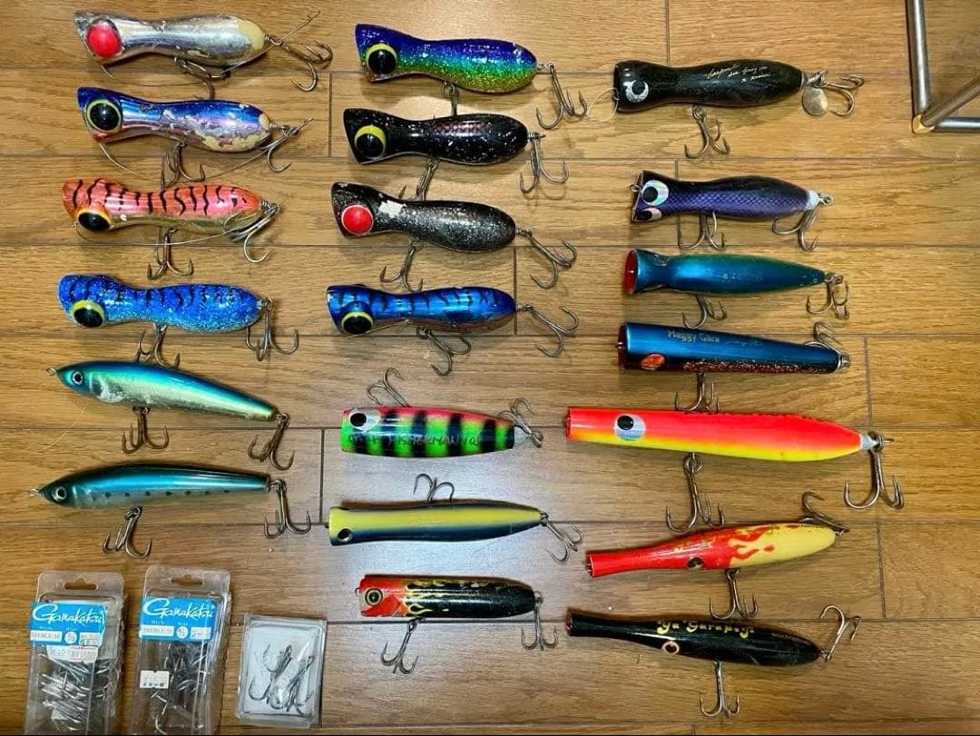 トップウォーター ルアー セット 20個+替針