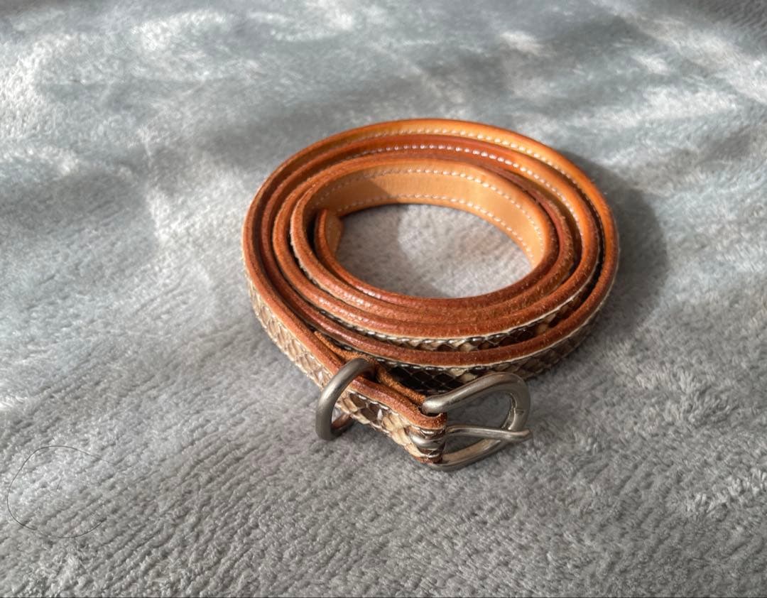 ❣️美品　Hender Scheme エンダースキーマ パイソン ベルト❣️