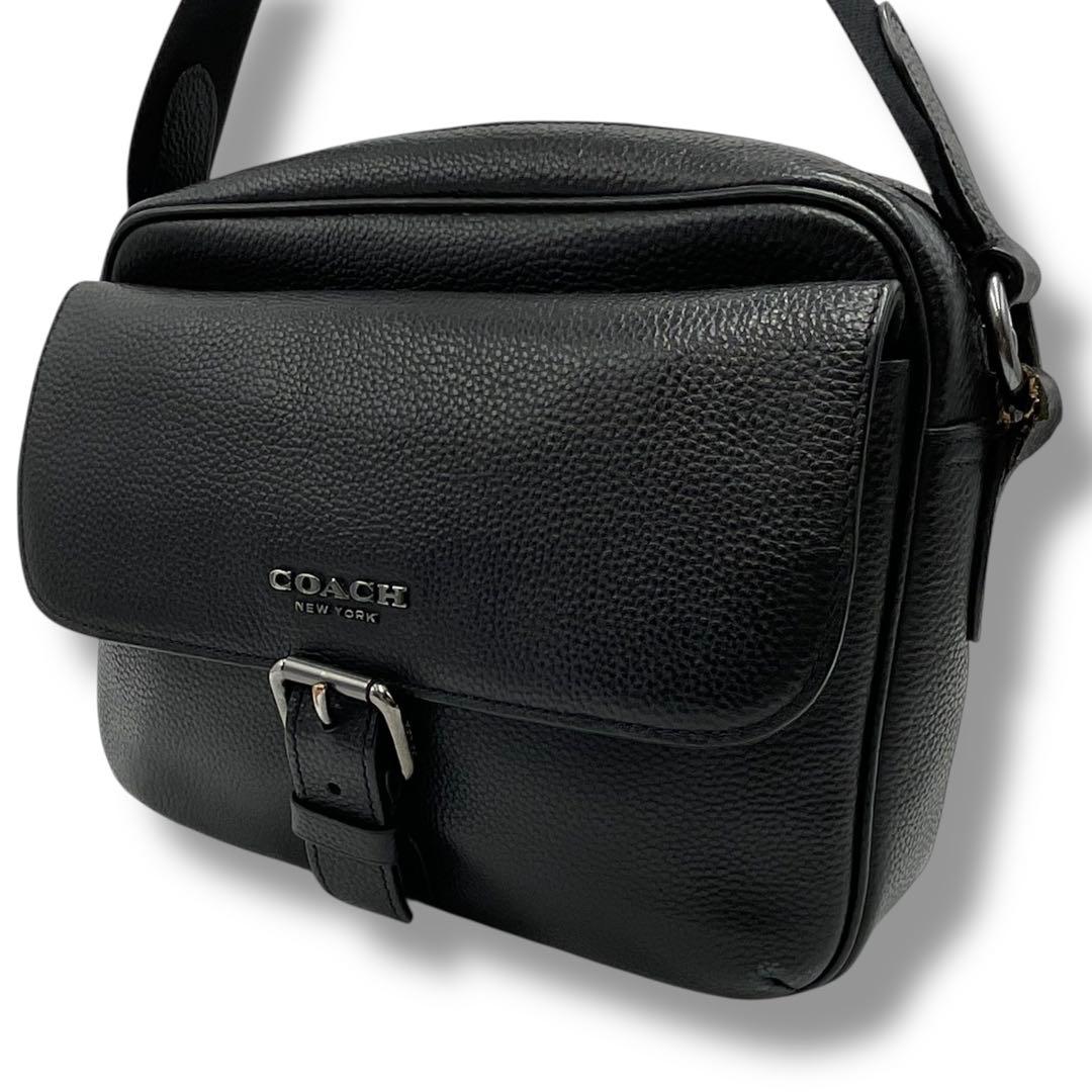 極美品✨COACH コーチ ハドソン クロスボディ ショルダーバッグ ブラック