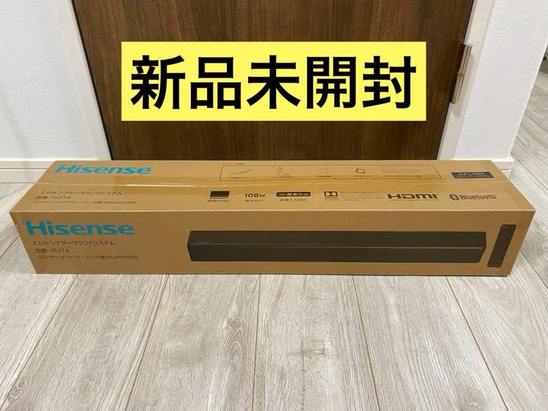ハイセンス シアター Bluetooth スピーカー サウンドバー HS214