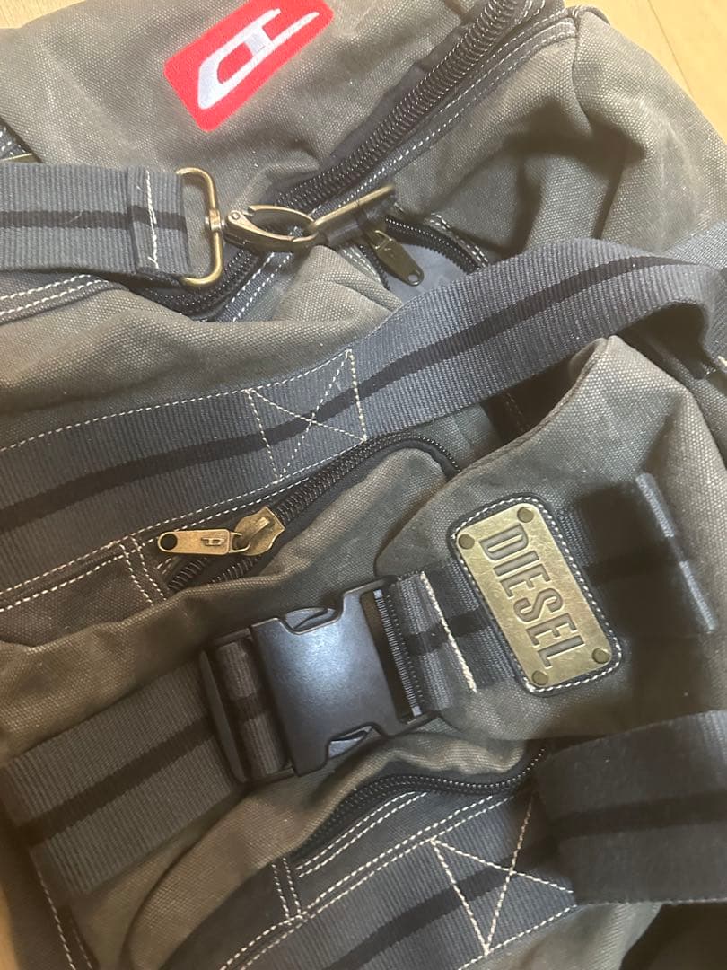 廃盤希少 DIESEL 00s Y2K archive斜め掛け ボストンバッグ