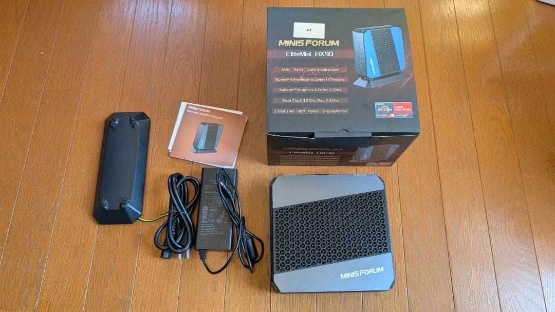 【ミニPC】MINISFORUM EliteMini HX90＋SSD500G