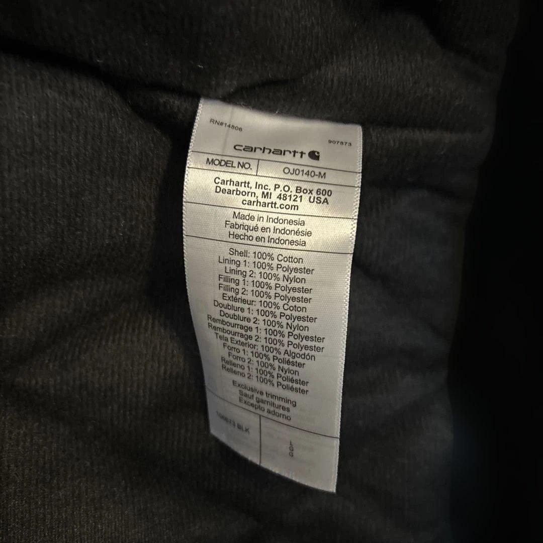 Carhartt ブラック アクティブジャケット L
