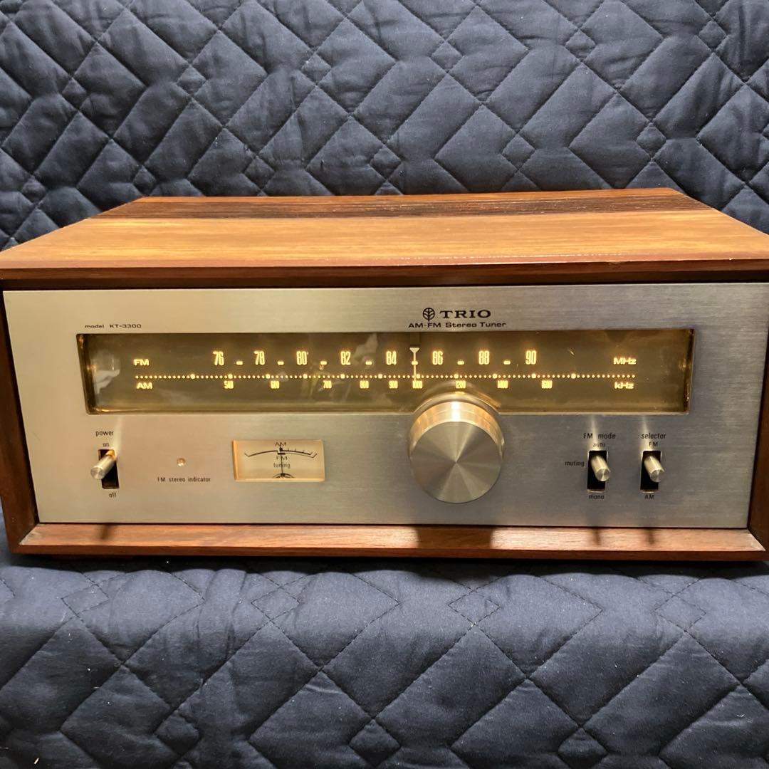 【3日間決算バーゲン】《完動品トリオ　KT3300 AM-FM ステレオチューナ