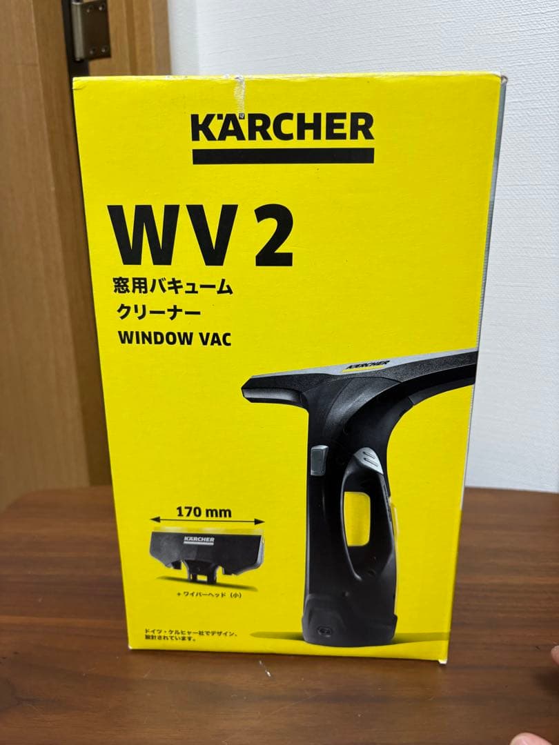 【未使用品】ケルヒャー 窓用バキュームクリーナー WV2ブラックエディション