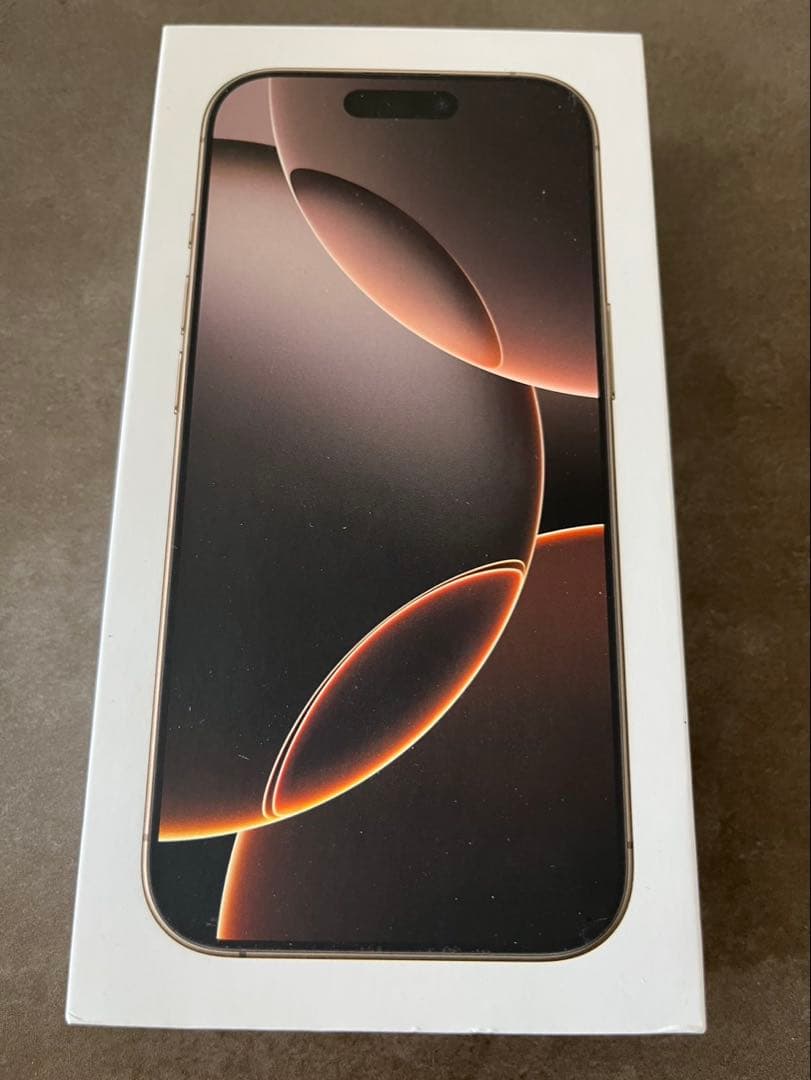 【美品】iPhone 16 Pro 256GB SIMフリー デザートチタニウム