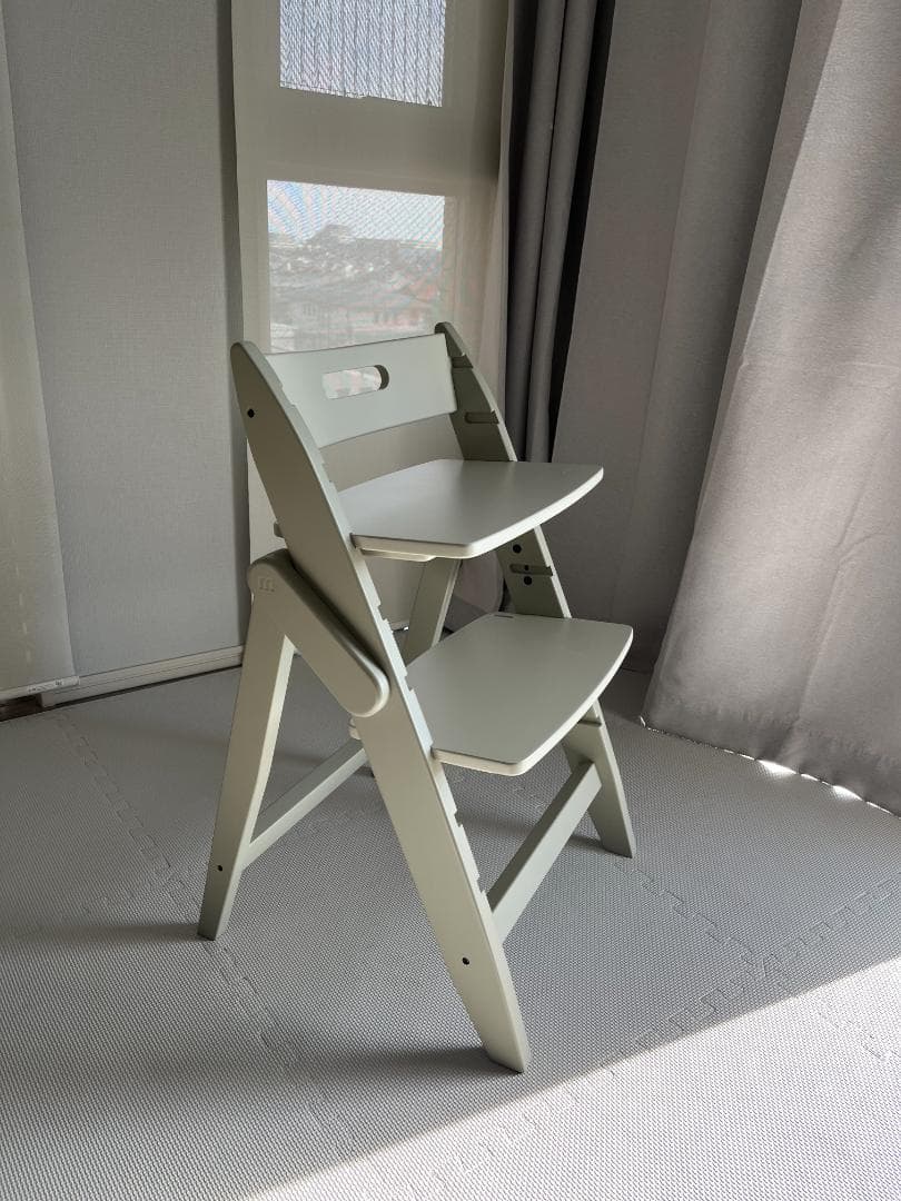 moji YIPPY イッピー 子供用ハイチェア クッション＆転倒防止パーツ付き