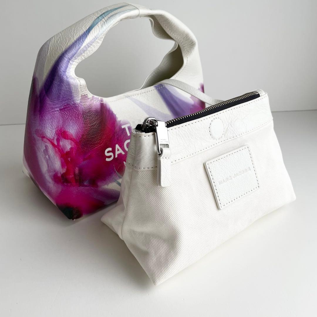 マークジェイコブス ハンドバッグ サックバッグ フローラル ほぼ新品