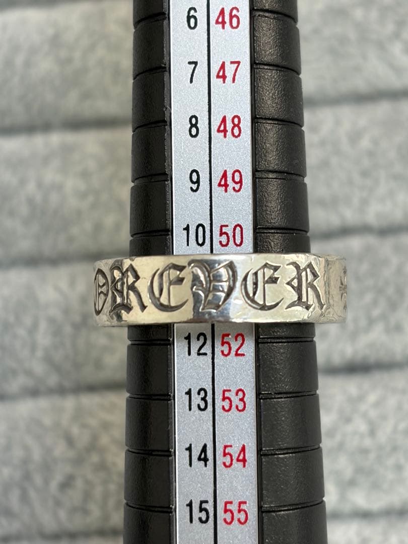 正規品 クロムハーツ 6mm スペーサーリング FOREVER シルバー 925