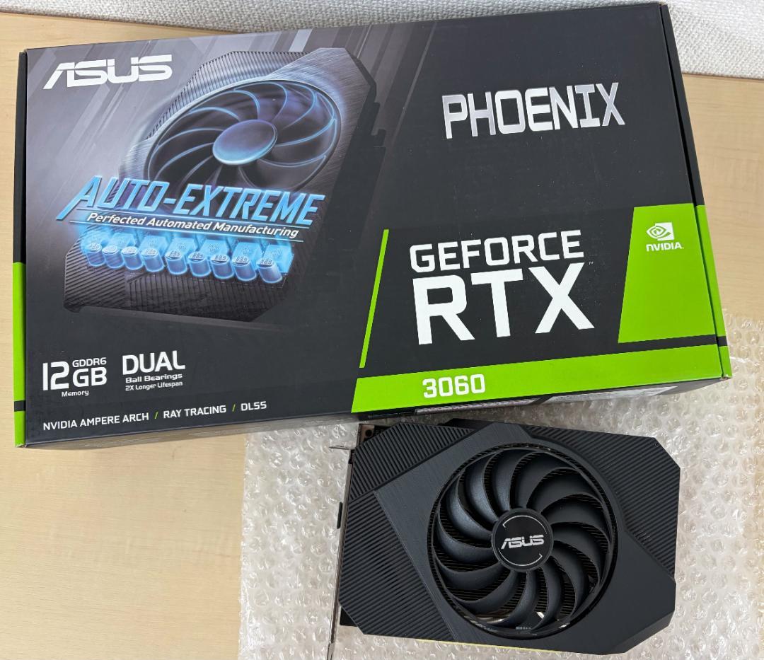 j*i様 【グラフィックボード】動作確認済み RTX 3060 12GB ID: